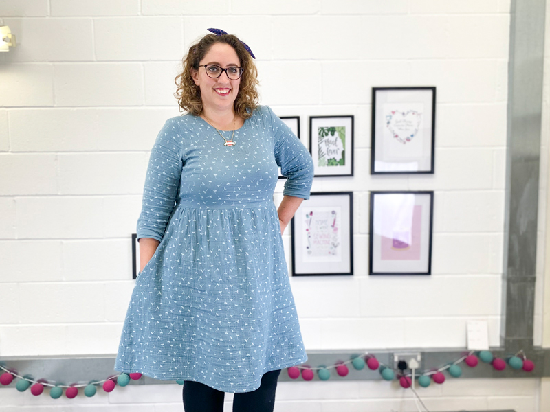 Hayley’s Indigo Dress