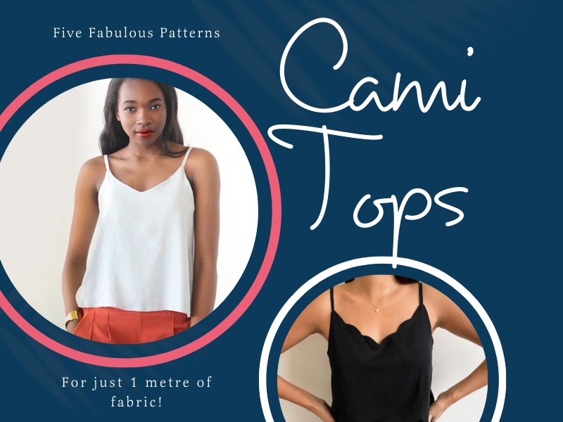 Five Cami Tops For 1 Metre Fabric