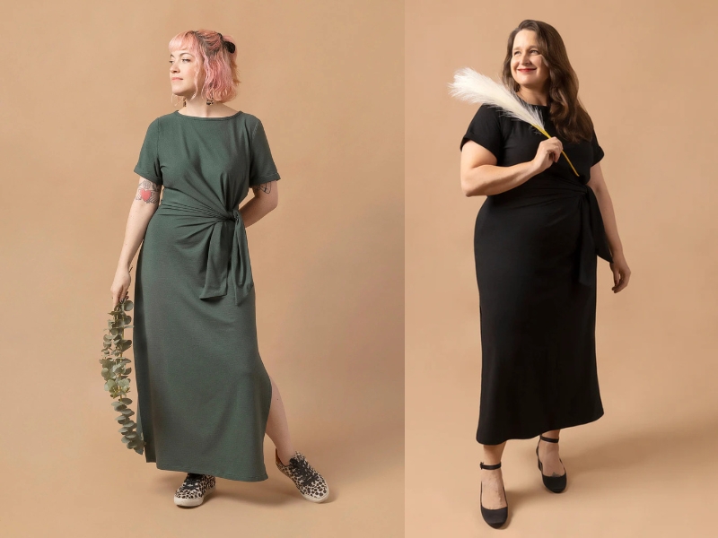 The Core Fabrics Brise Dress is a free sewing pattern